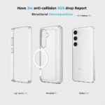 UTIA Military-Grade Clear Protective Case for Samsung Galaxy S25 Plus - Image 5